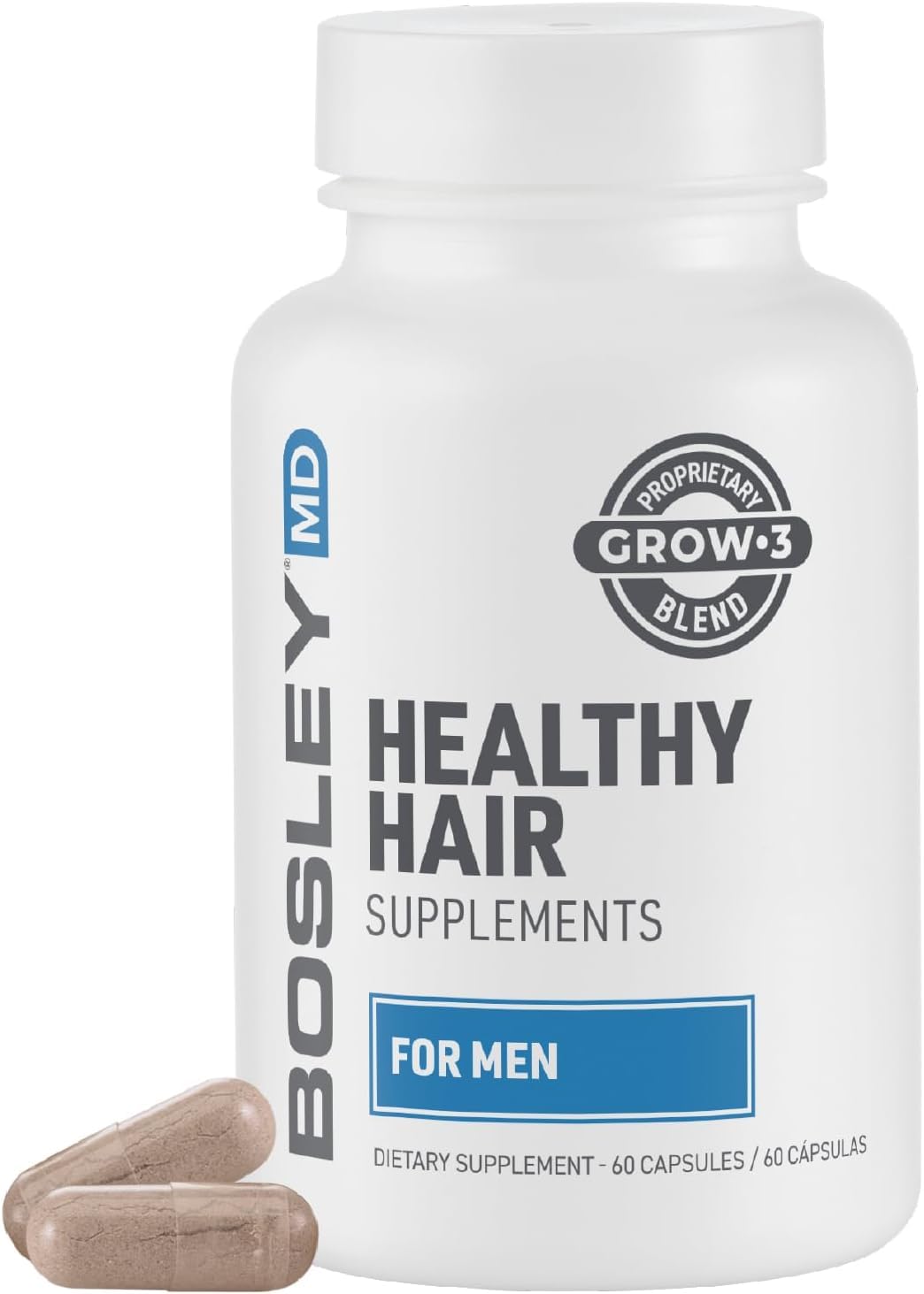 BosleyMD Healthy Hair Growth Capsules for Men