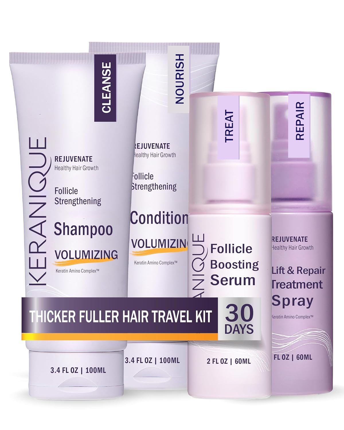 Keranique The Complete Hair Regrowth System for Volumizing