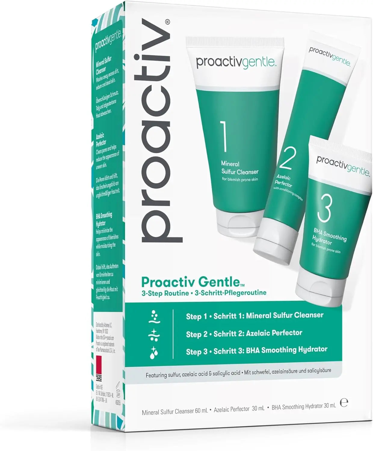 Proactiv Gentle 30 Day Facial Cleanser 3-Step Routine - 30 Day Kit