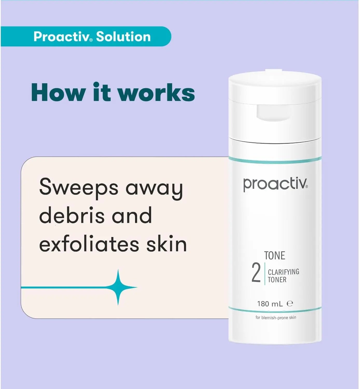 Proactiv Solution Clarifying Facial Toner, Blemish Prone Skin, 180 ml (Pack of 1)