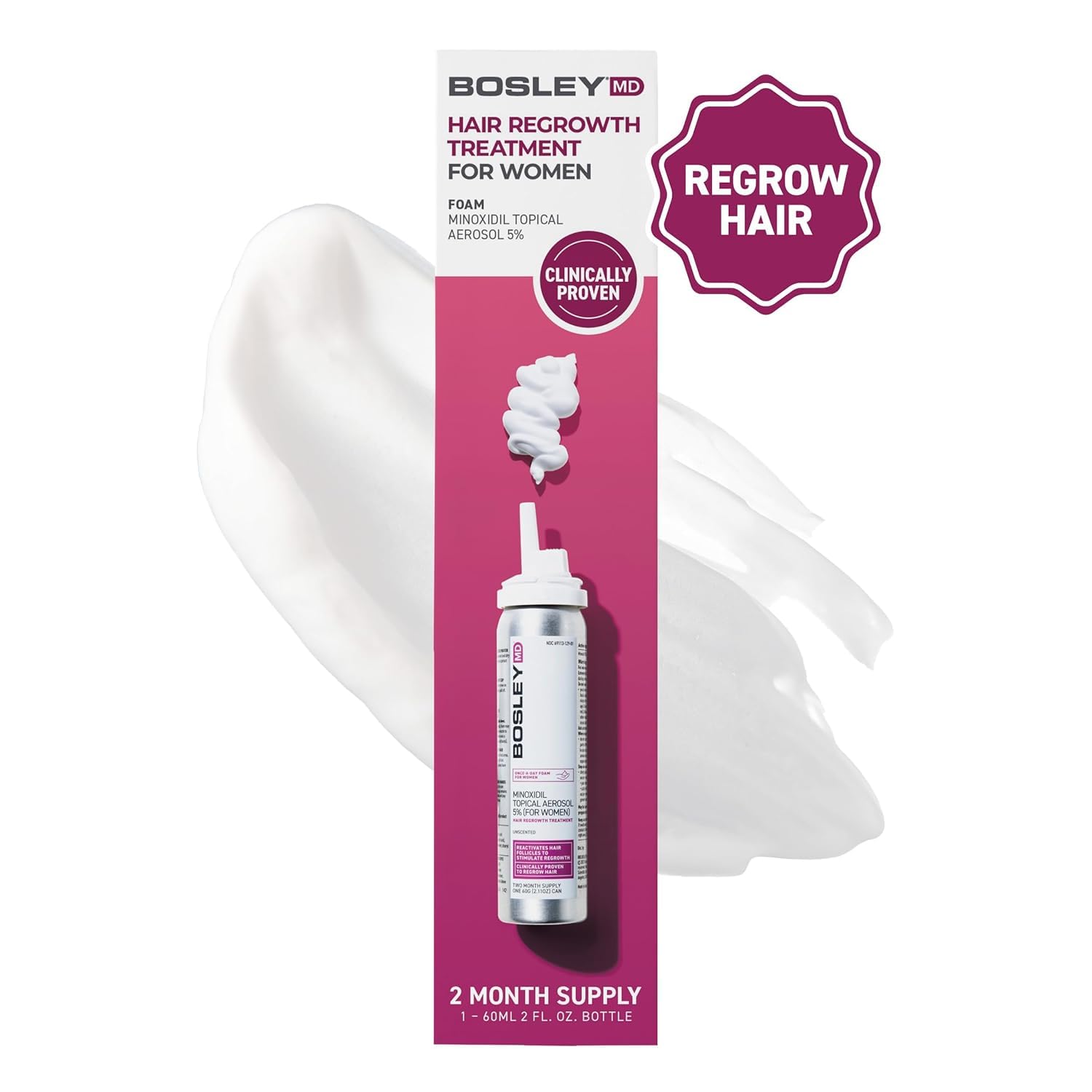 Women's Extra Strength Minoxidil 5% Topical (Foam) 2 Month Supply