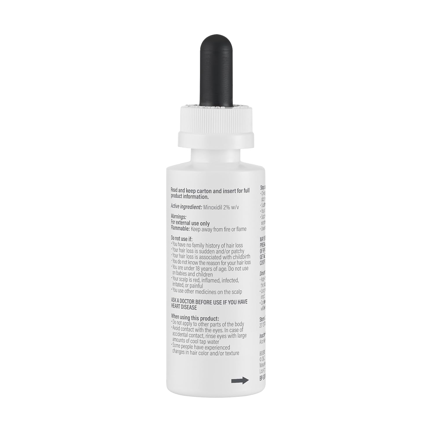 BosleyMD Women's Regular Strength Minoxidil 2% Topical (Dropper) 2 Month Supply