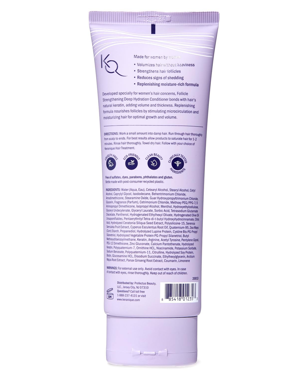 Keranique Deep Hydration Follicle Strengthening Conditioner 3.4OZ