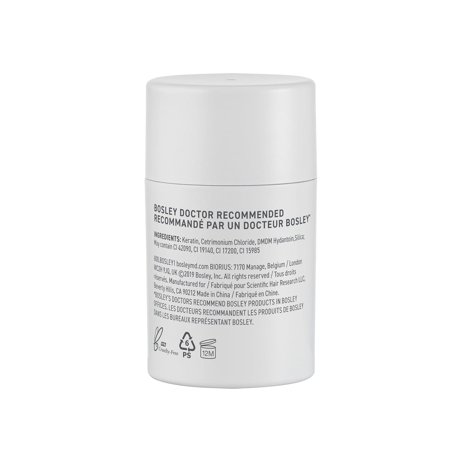 BosleyMD BosVolumize Hair Thickening Fibers