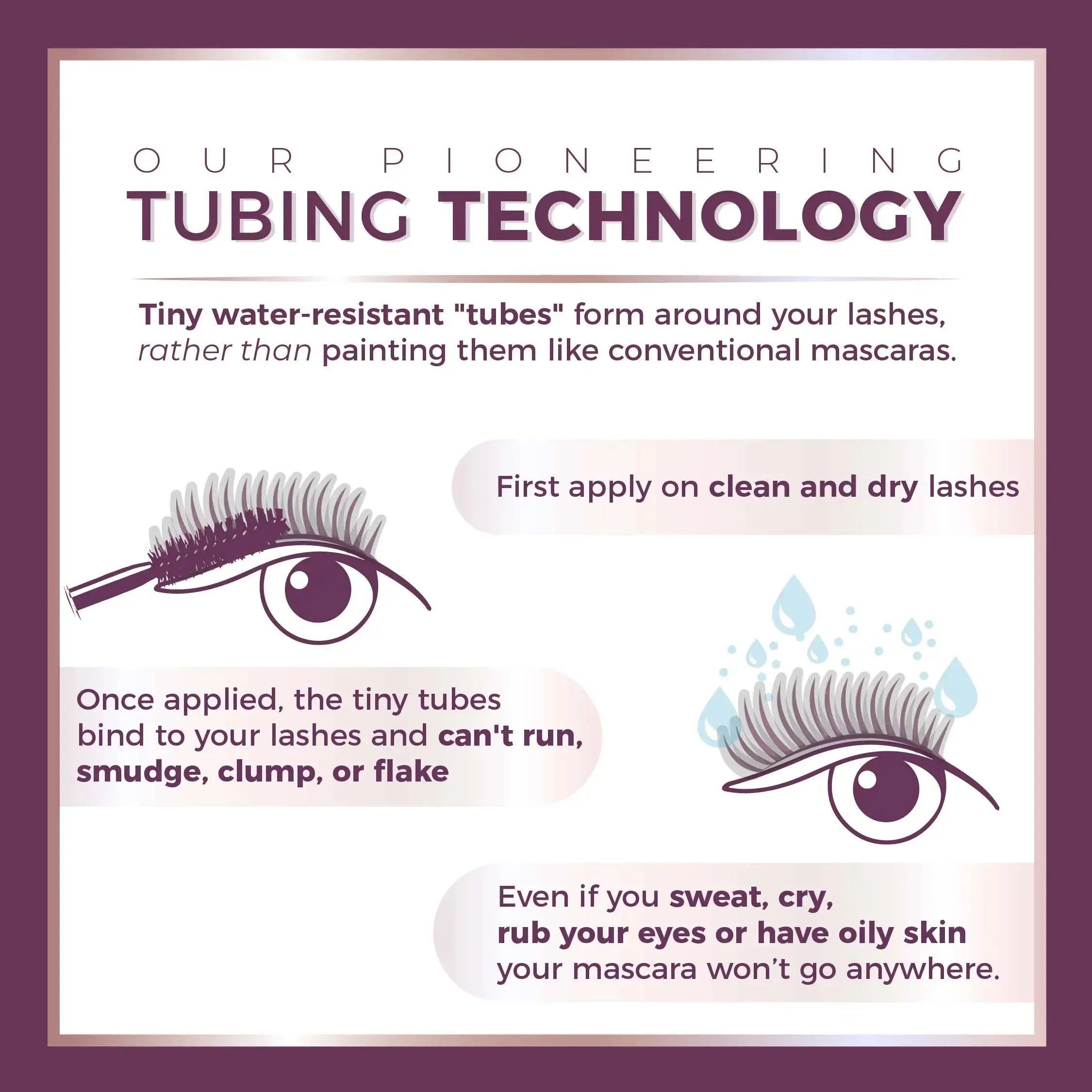 Blinc Lash Extension Tubing Mascara - Dark Brown