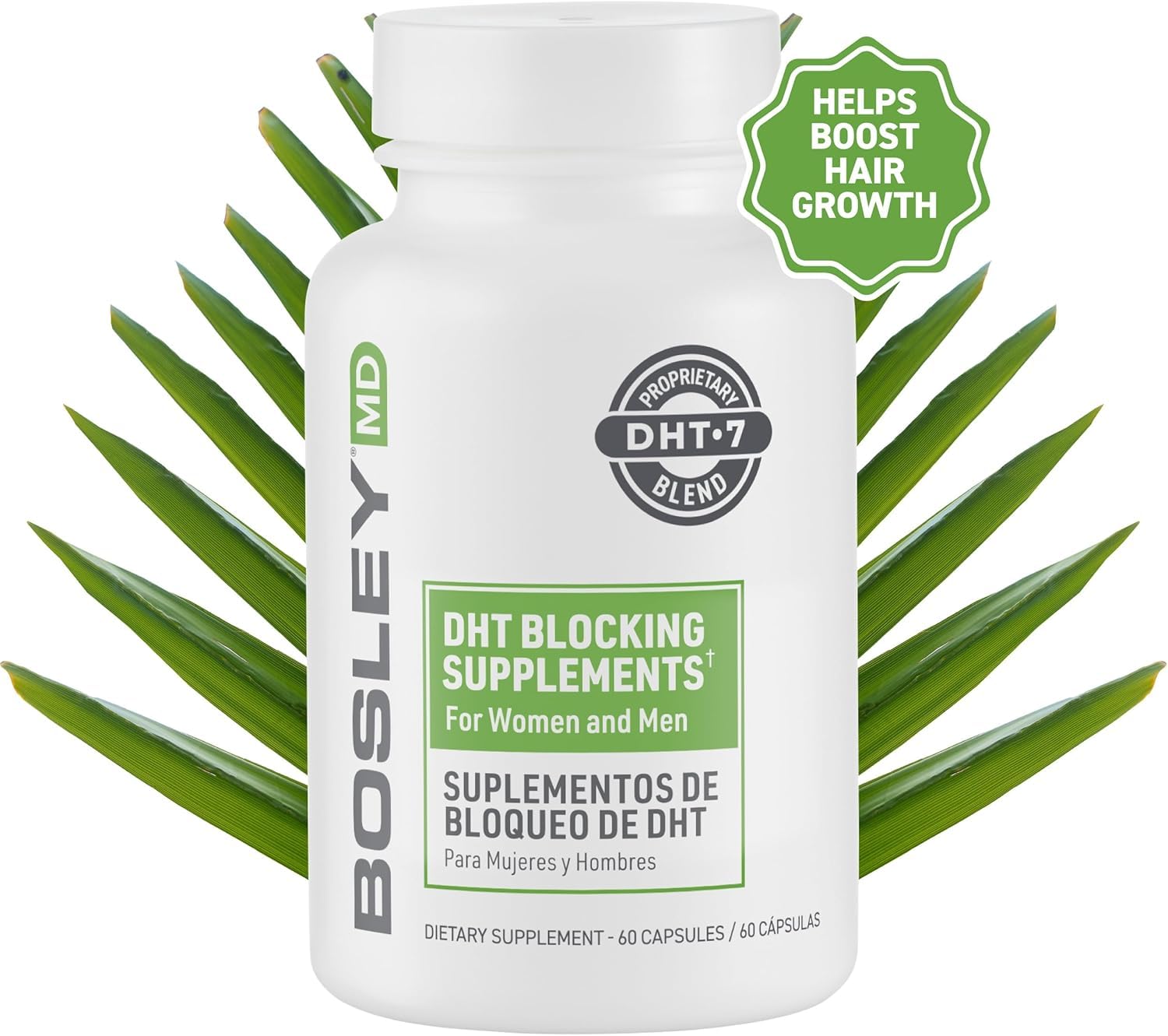 BosleyMD DHT Blocker Supplement- 60 count