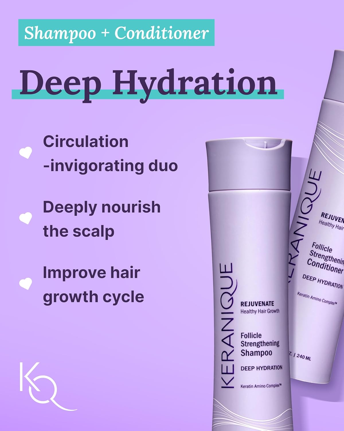 Keranique The Complete Hair Regrowth System for Deep Hydration