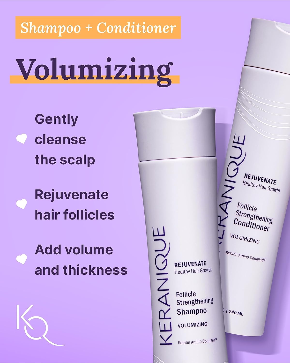 Keranique The Complete Hair Regrowth System for Volumizing