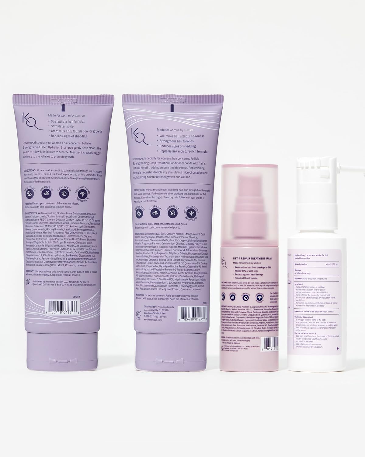 Keranique The Complete Hair Regrowth System for Deep Hydration