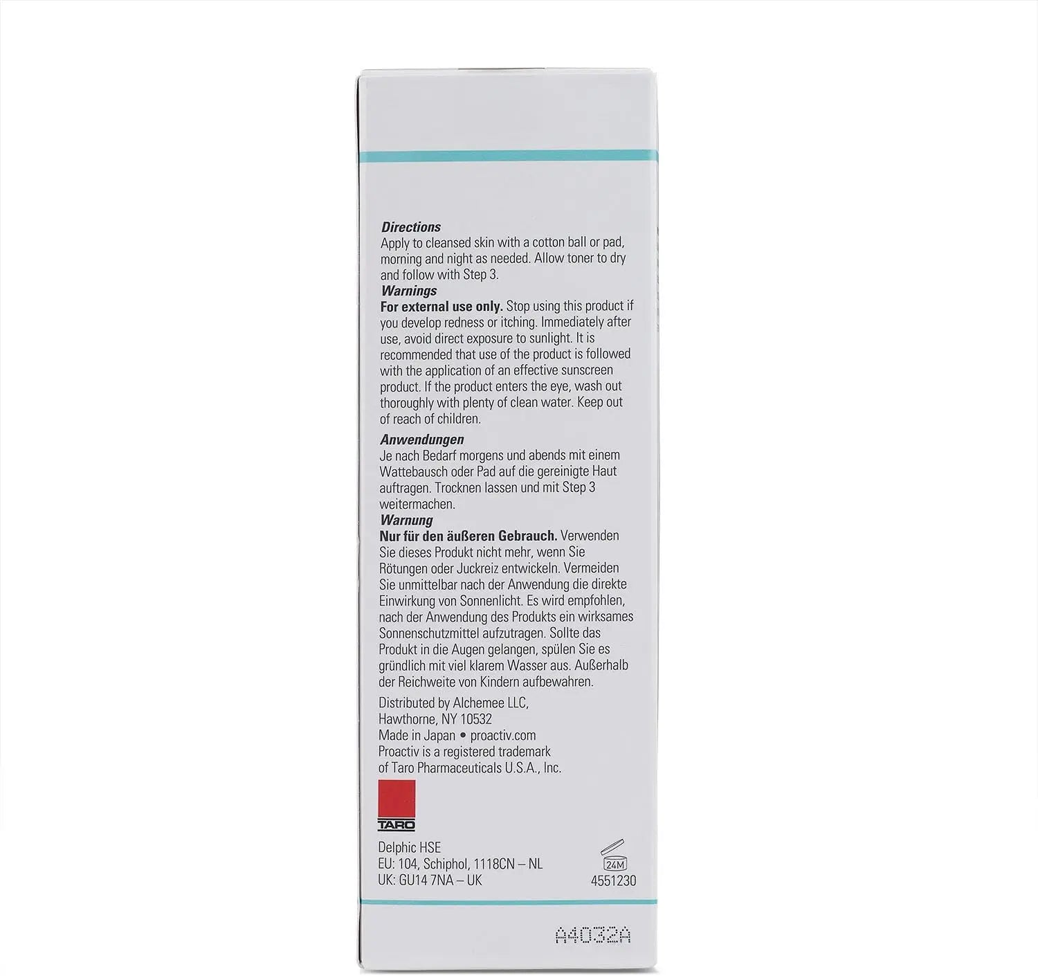 Proactiv Solution Clarifying Facial Toner, Blemish Prone Skin, 180 ml (Pack of 1)