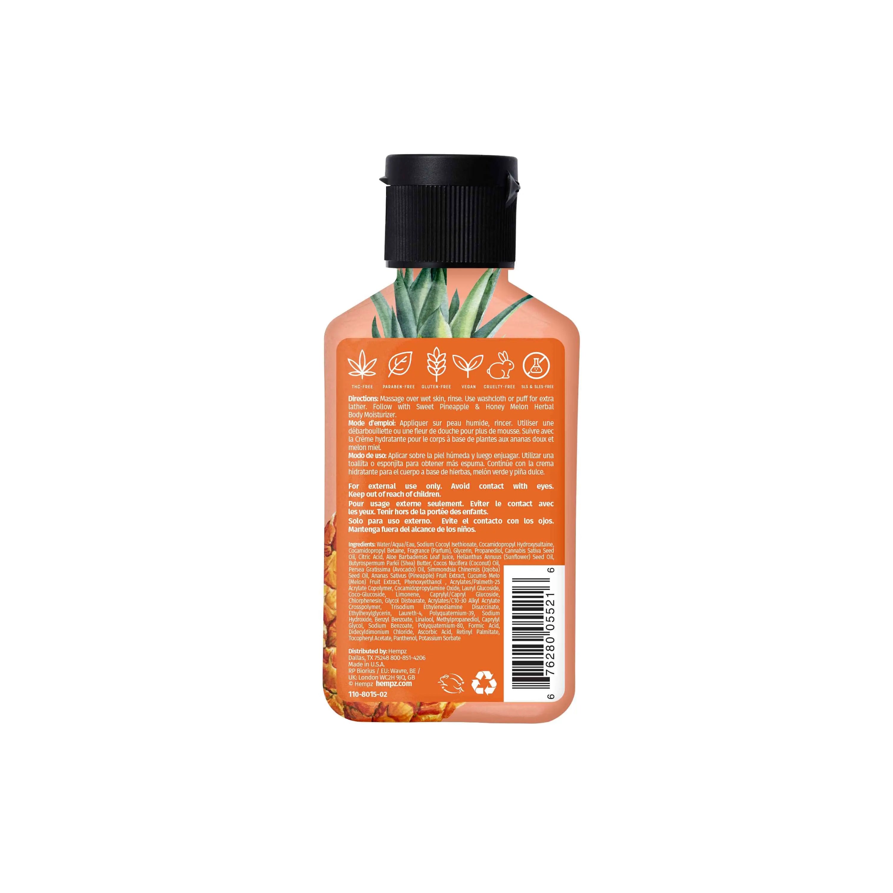 Hempz Sweet Pineapple & Honey Melon Herbal Body Wash