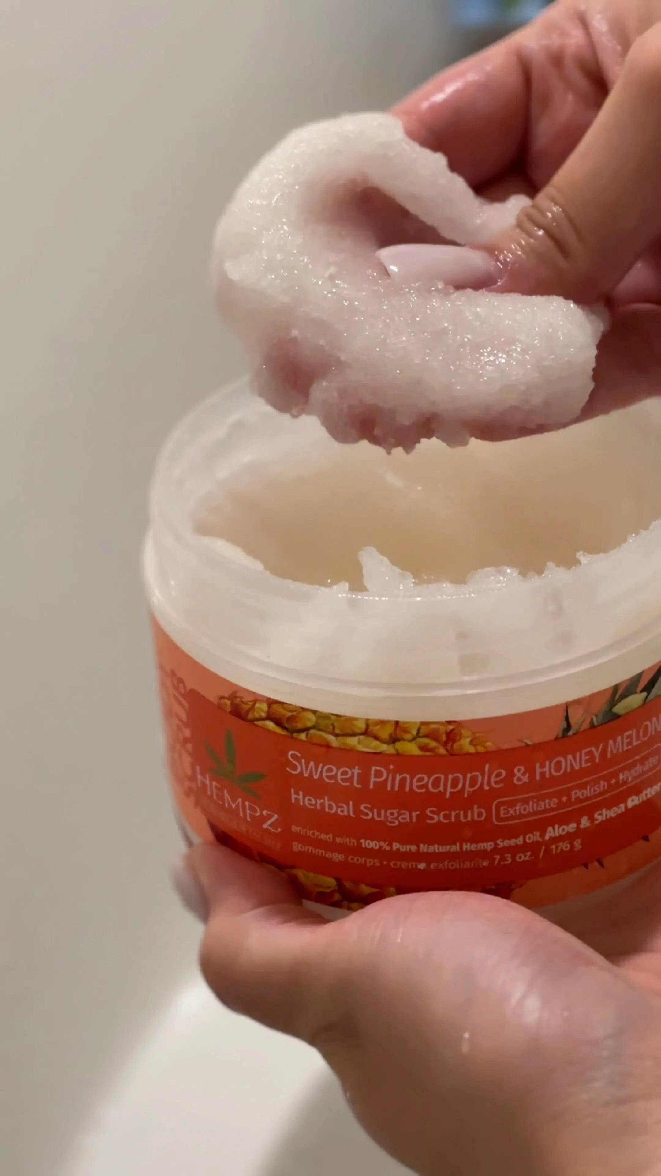 Hempz Sweet Pineapple & Honey Melon Herbal Sugar Scrub