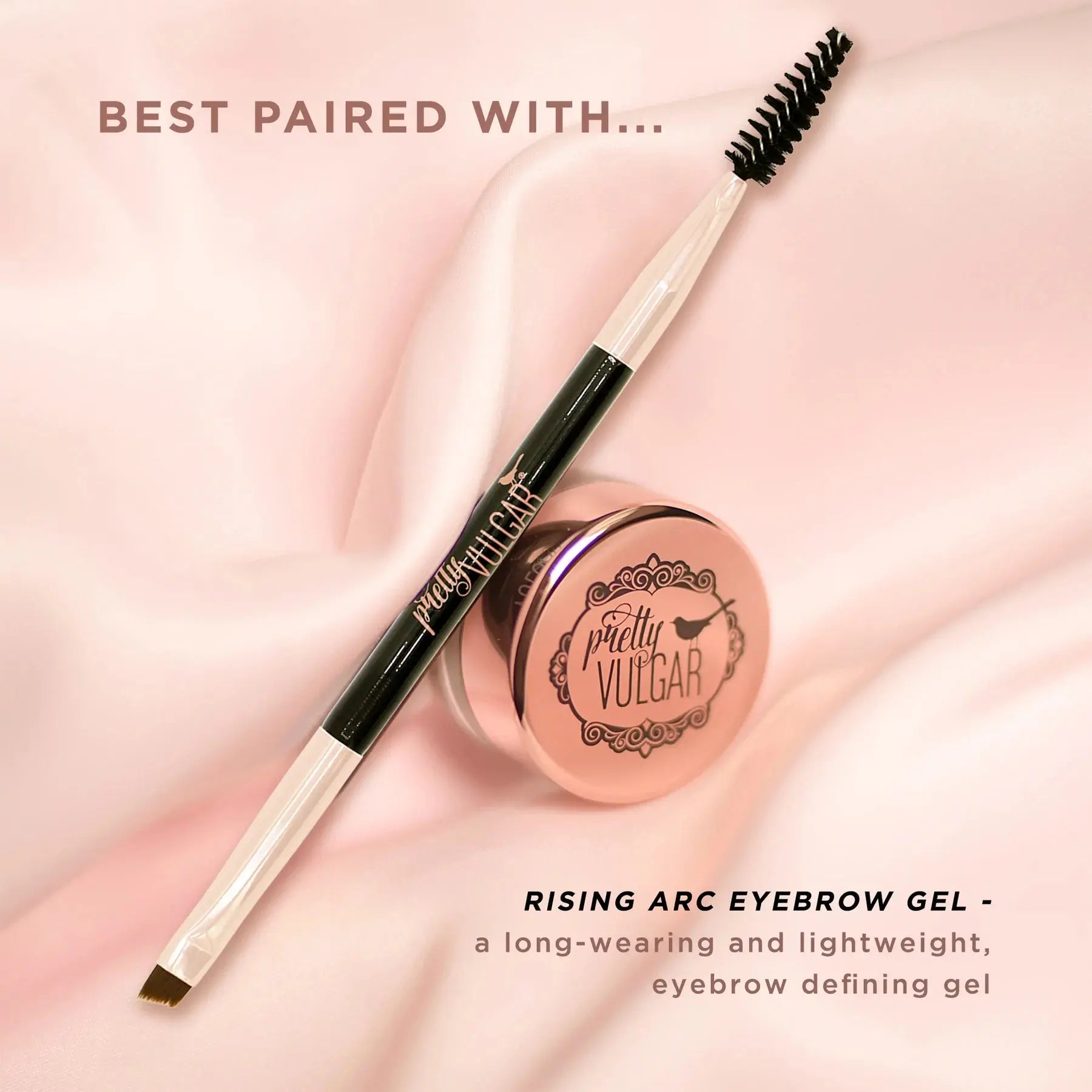 Pretty Vulgar High Standards Dual Sided Eyebrow Brush