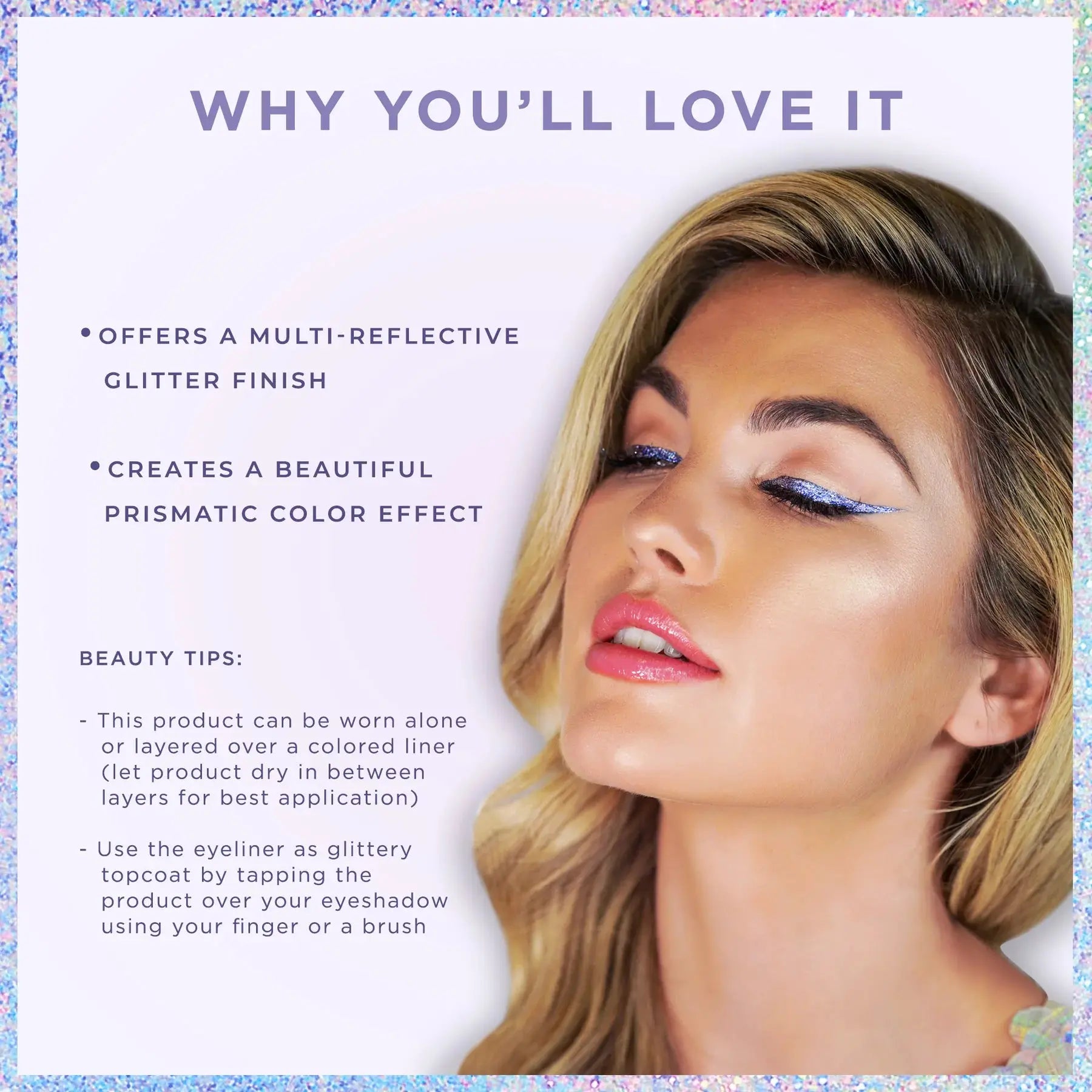 Pretty Vulgar Vixen Glimmer Holographic Liquid Eyeliner