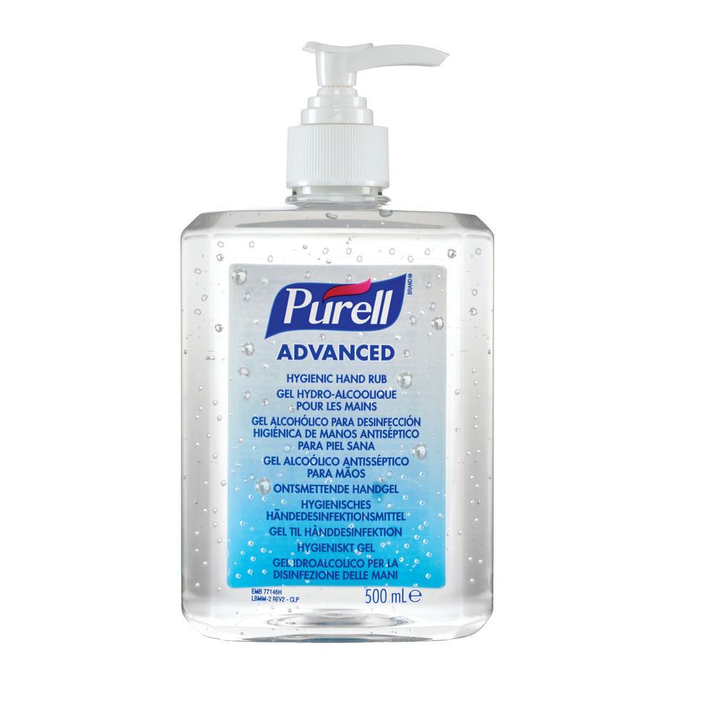 PURELL® Advanced Hygienic Anti Bacterial Hand Rub Pump Bottle 9268 - 500ML (Anti Virus)