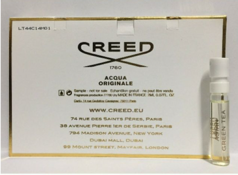 CREED Acqua Originale  Asian Green Tea Official Sample - 2ml